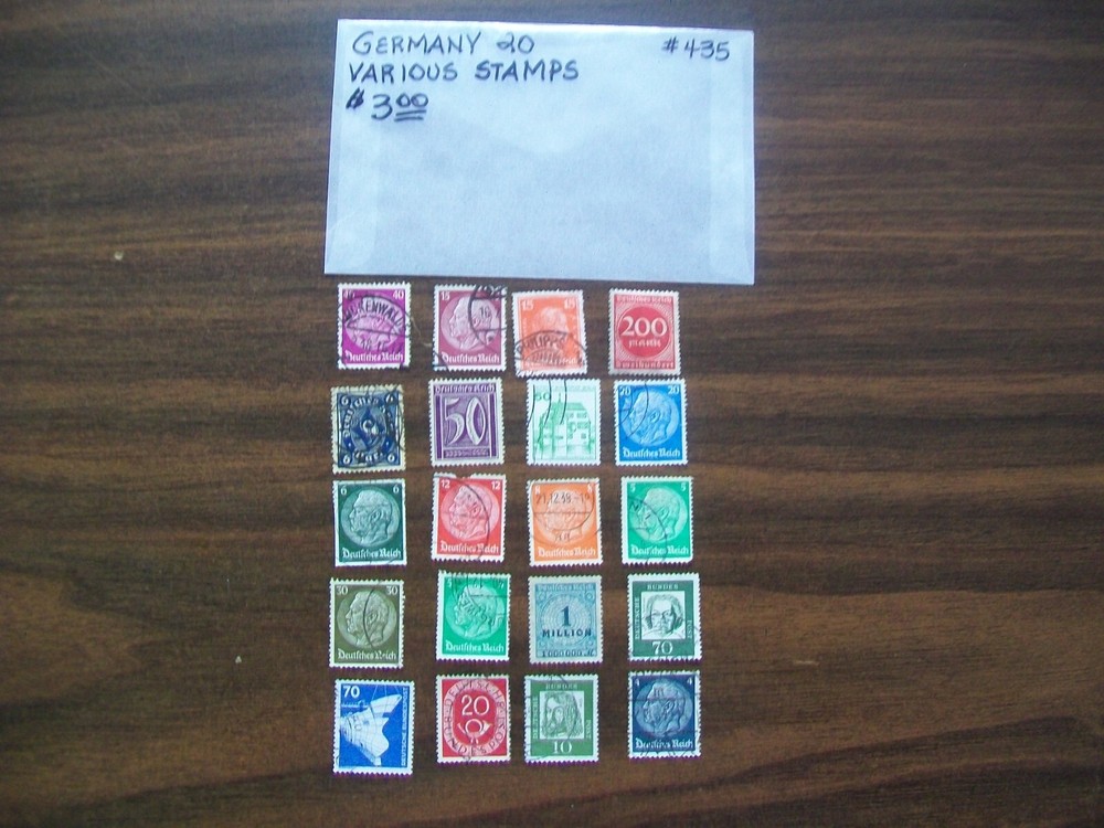 Germany Postage Stamps - Germany - Vintage - 20 Various Stamps (435)