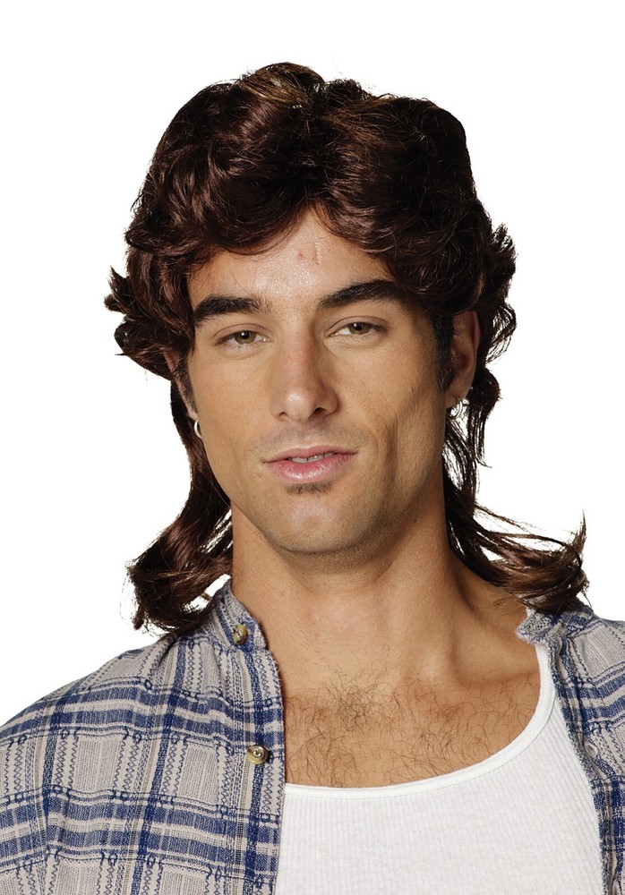 MULLET WIG BROWN