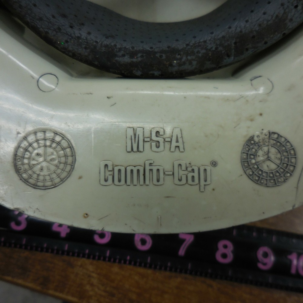 Vintage MSA Comfo Cap Mining Hard Hat --WALKER COUNTY ALABAMA COAL MINING #3