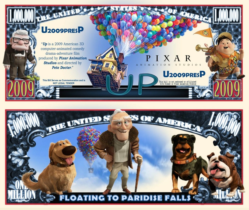 OUR UP CARTOON NOVELTY NOTE (2 EA)