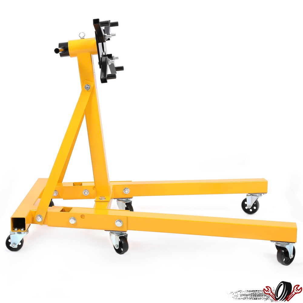 2000 LBS Folding Engine Stand Vehicle Engine Block Stand 360 Degree Head