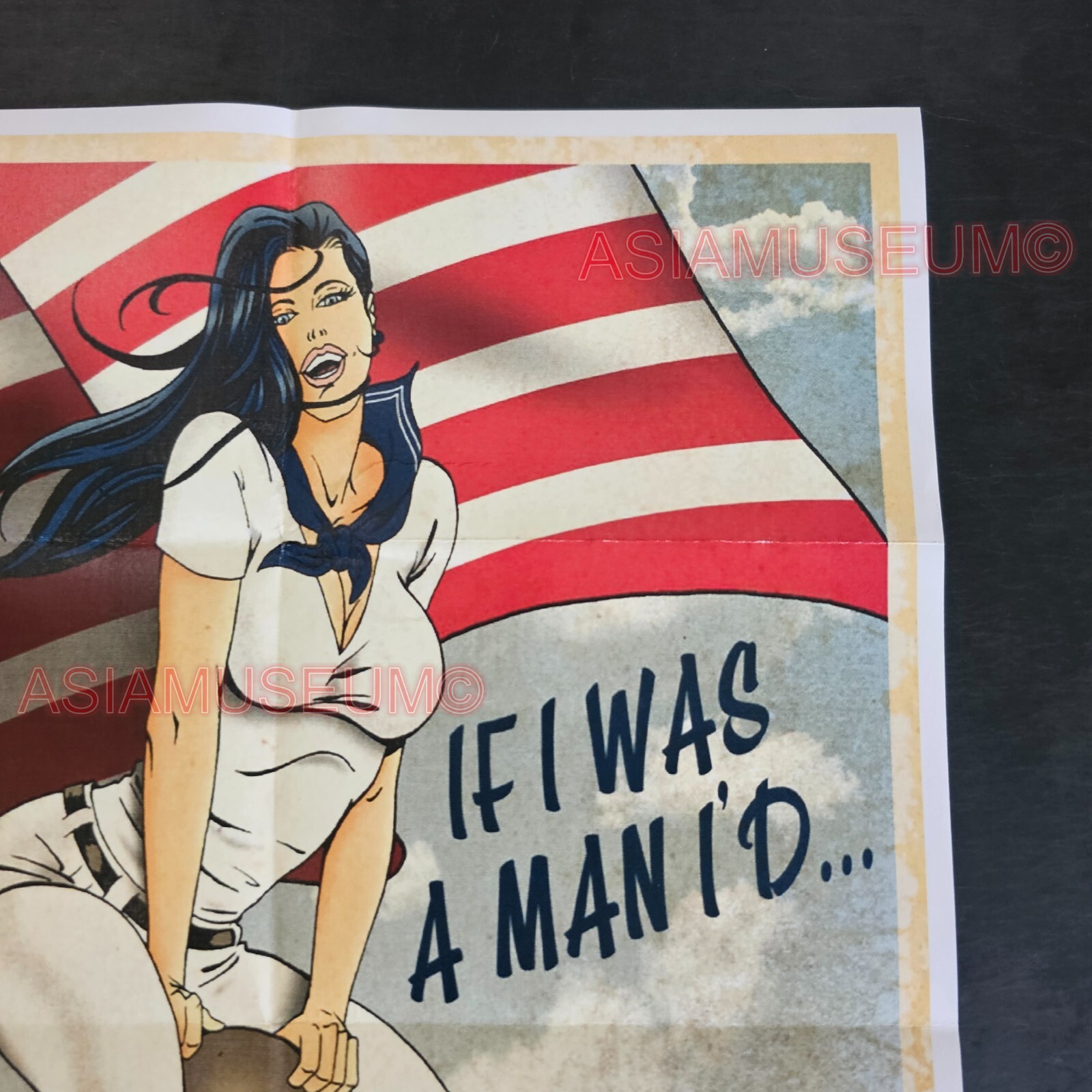 1944 WW2 USA AMERICA WOMEN ARMY SOLDIER NAVY WAR MILITARY PROPAGANDA POSTER G88