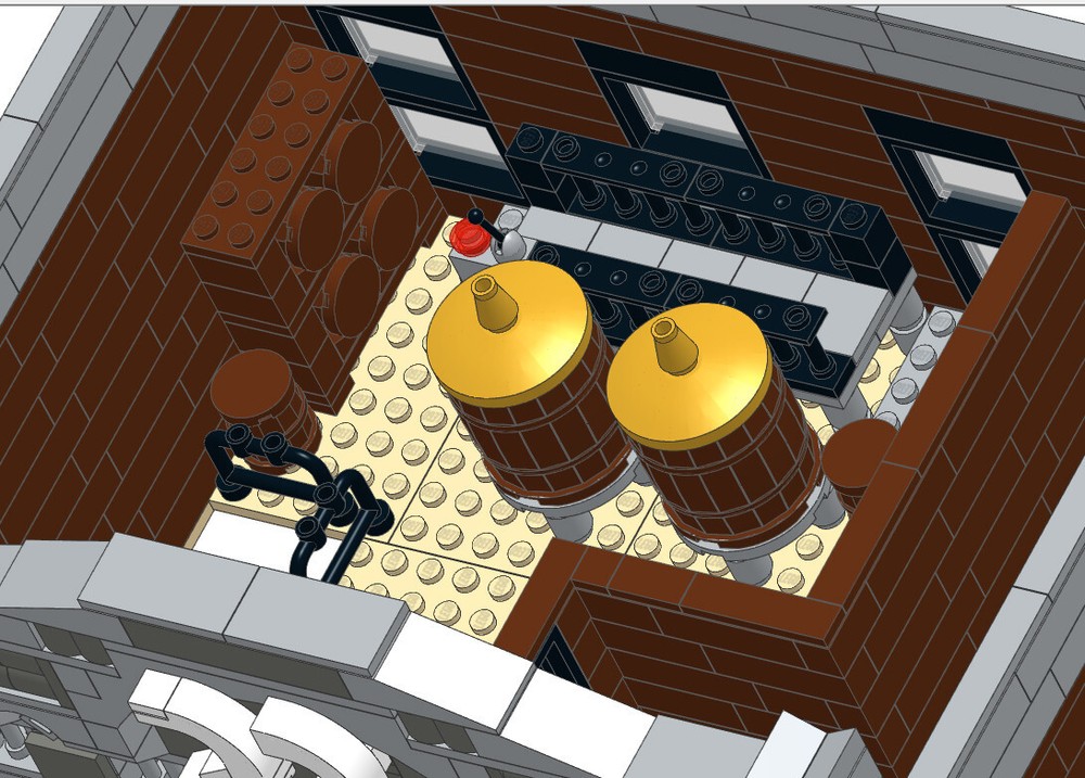 Custom Modular Building Instructions - Speakeasy Restaurant - Brick Toys