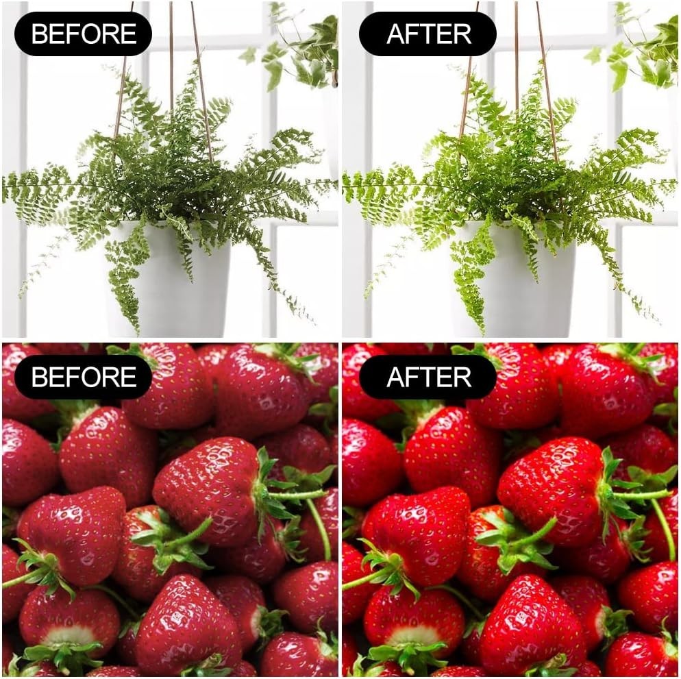 2 Pack LED Grow Light Bulbs A19 Bulb, Full Spectrum Plant Light Bulb, 9W E26 Gro