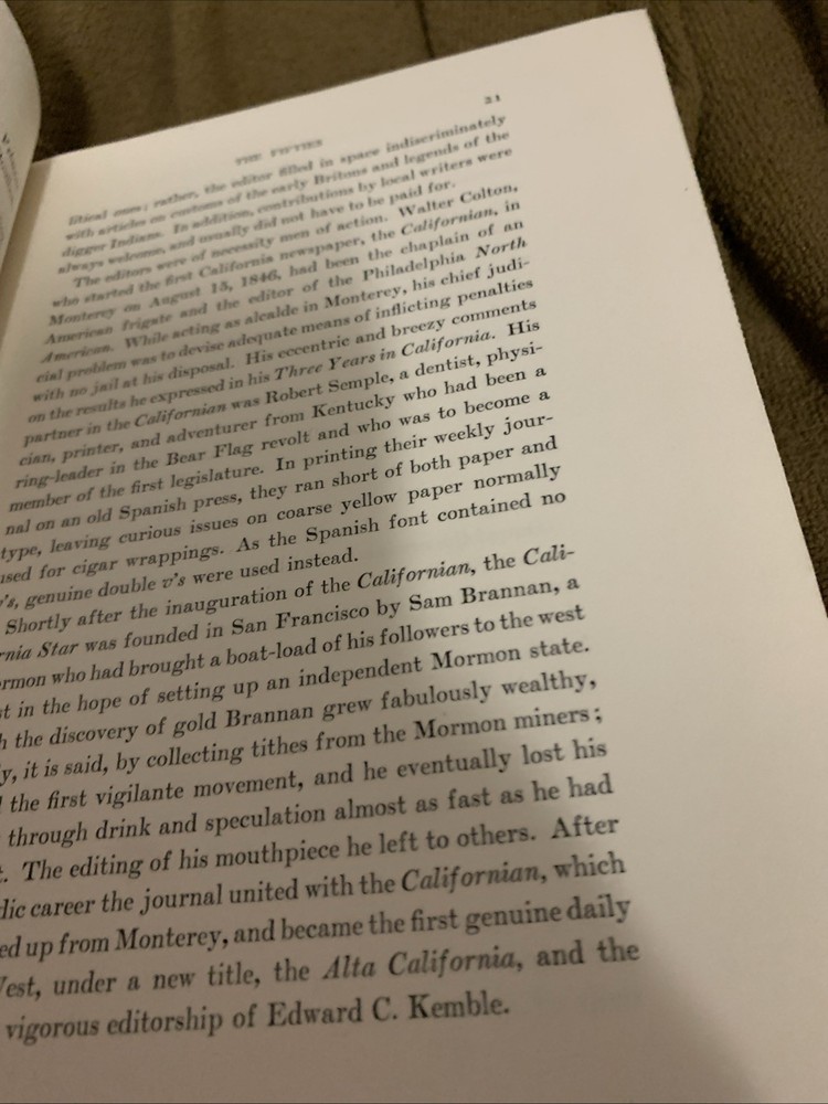 San Francisco's Literary Frontier Book by Franklin Walker 1939 First Edition