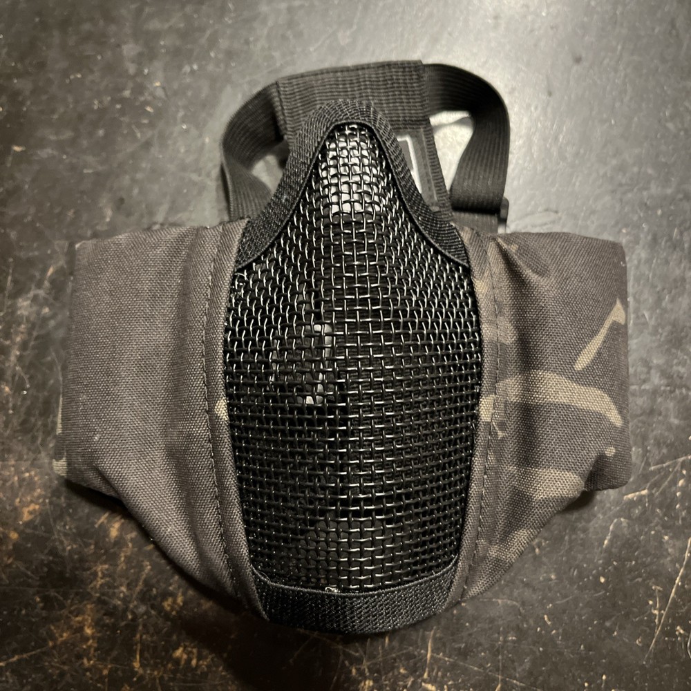 One Tigris Airsoft Mask Black
