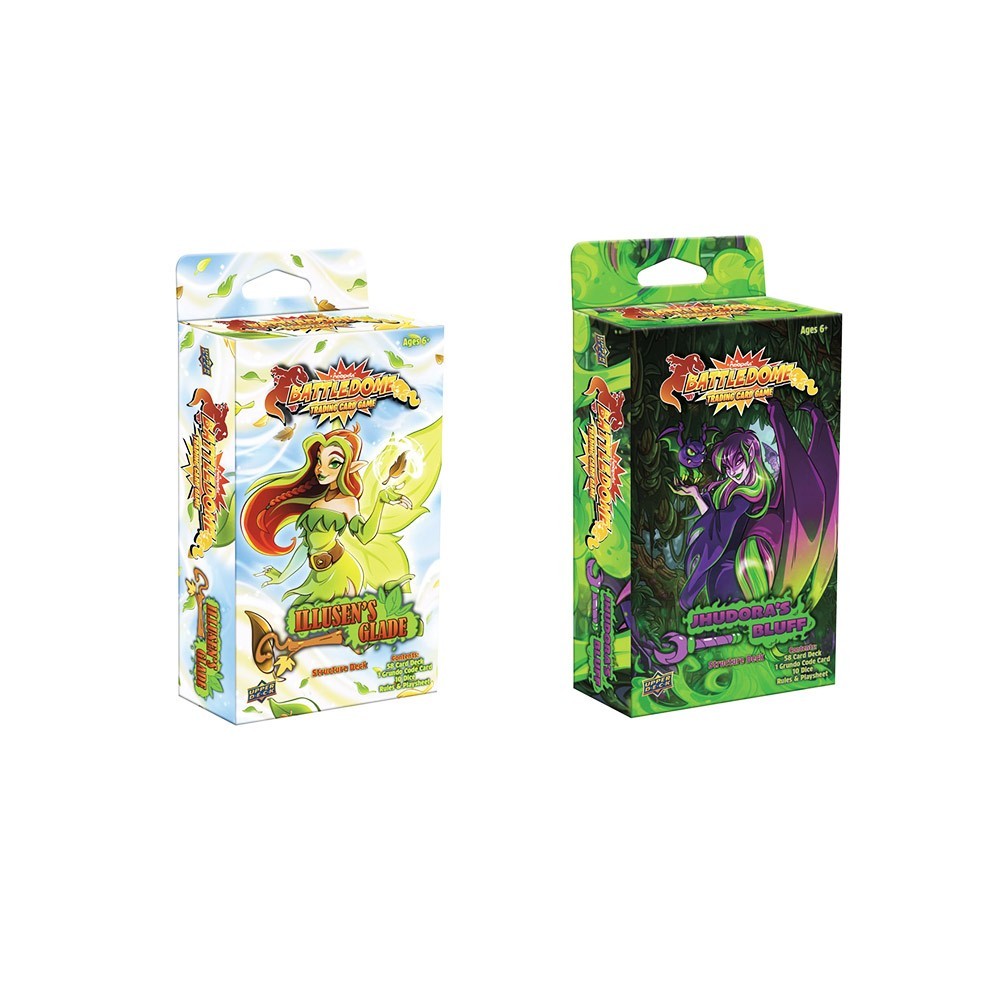 2025 Upper Deck Neopets Battledome TCG Jhudora + Illusen Structure Deck Lot