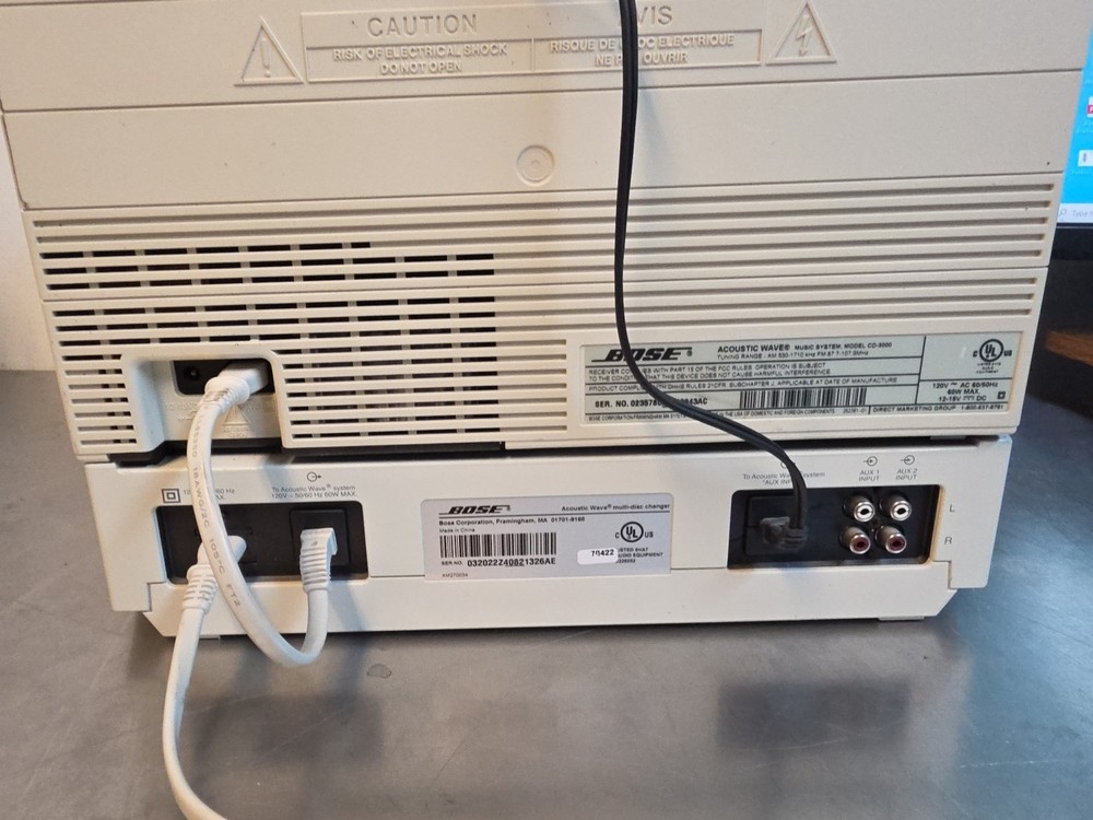 Bose Acoustic Wave Music System CD-3000 w/ 5-CD Changer & Remote