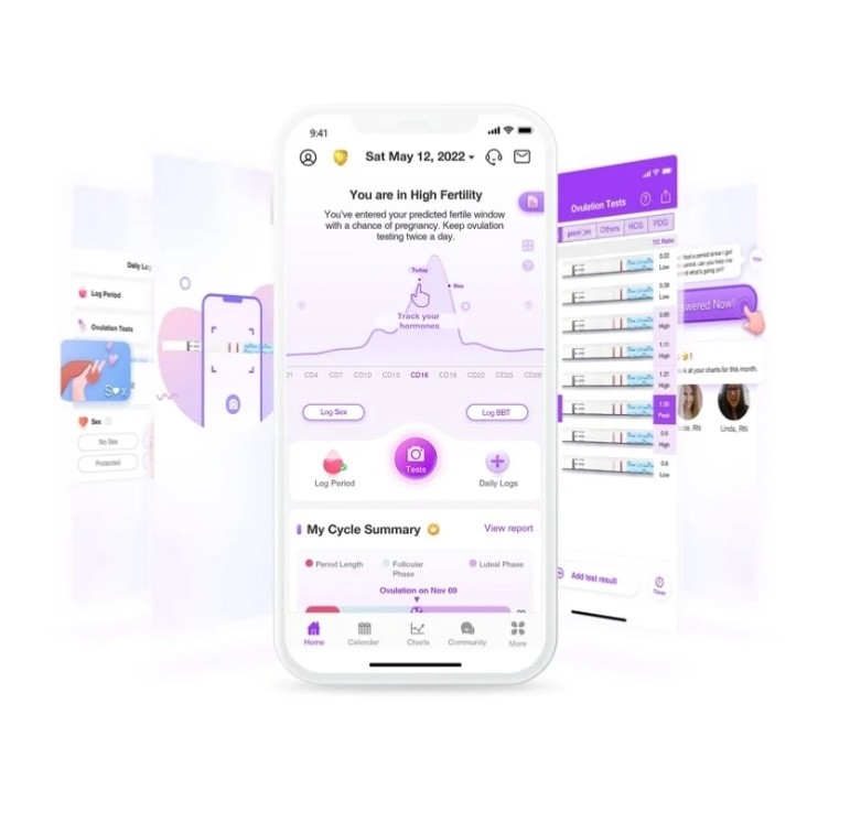 Easy@Home 100 Ovulation LH Tests – Fertility Predictor Kit