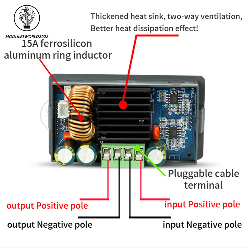 Adjustable CNC Regulated Power Supply Module Constant Voltage Current Step-down