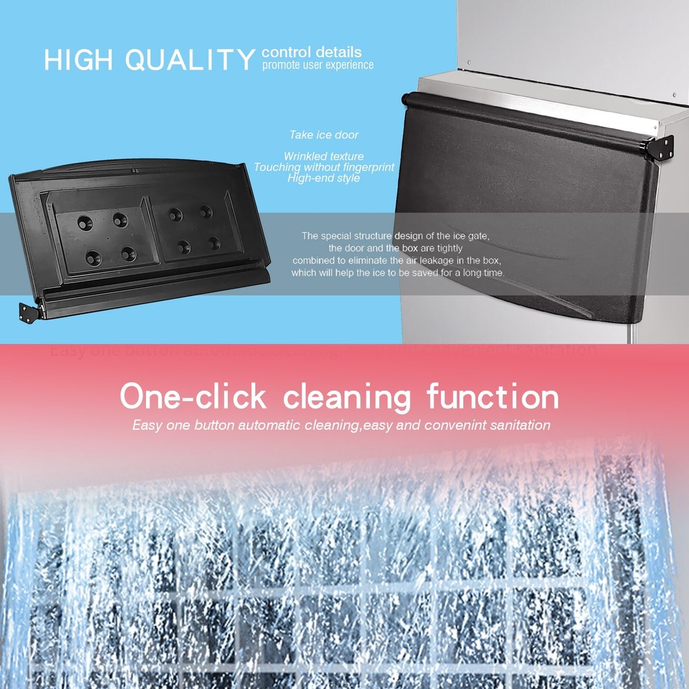 Commercial Cube Ice Machine Ice Maker Ice Cube Machine- 550 LBS/Day