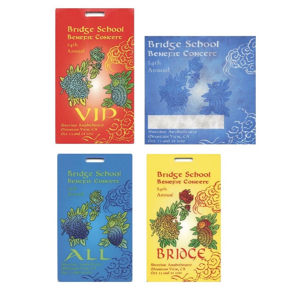 24th Annual Bridge School Benefit Backstage Pass  2010 Bundle 1