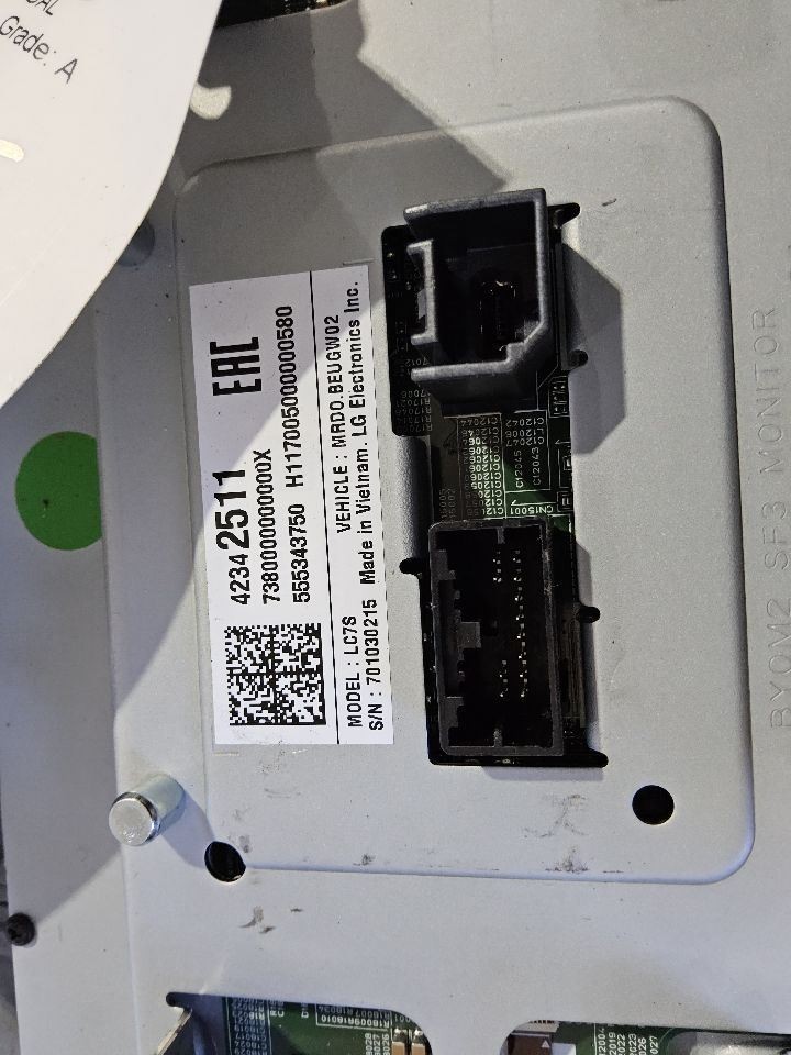 2018 Buick REGAL Display Screen ID 42342511