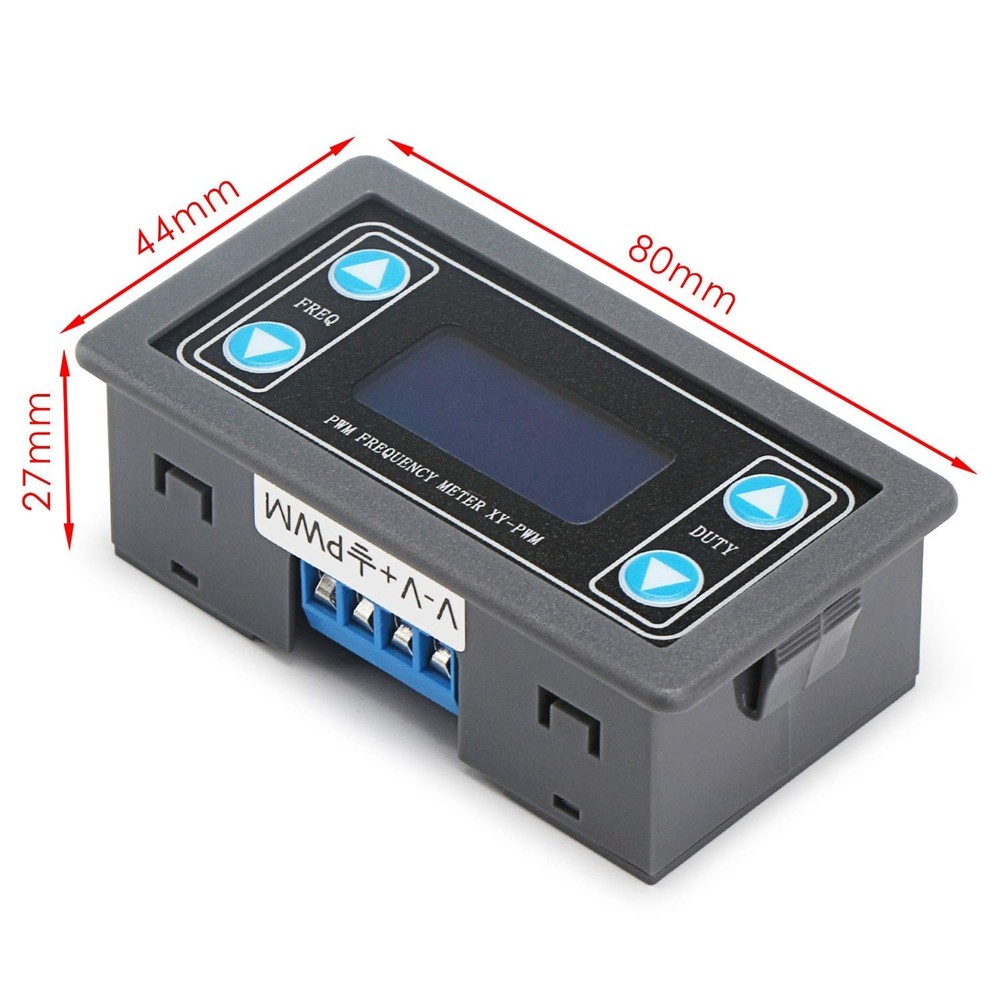 Signal Generator, DC 3.3-30V Function Generator 5-30mA LCD Display PWM Pulse ...