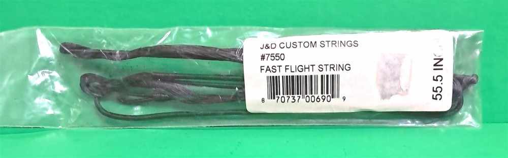 New J&D Custom Strings Fast Flight 2 Cam Bow Replacement String - 55 1/2" 20 st