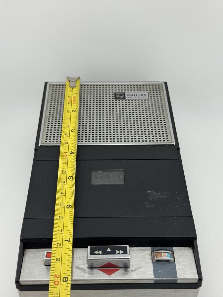 Philips Vintage Portable Cassette Recorder Austria Untested