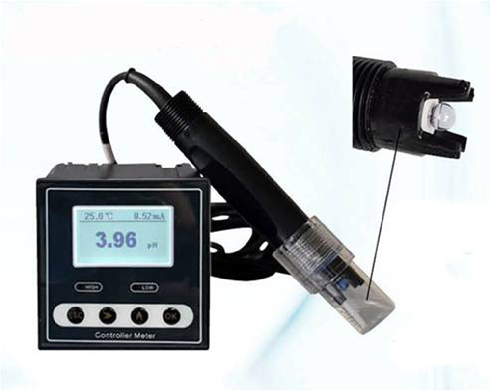 On-line PH Controller Meter with Range 0–14pH Accuracy ±0.02pH Resolution 0.01pH