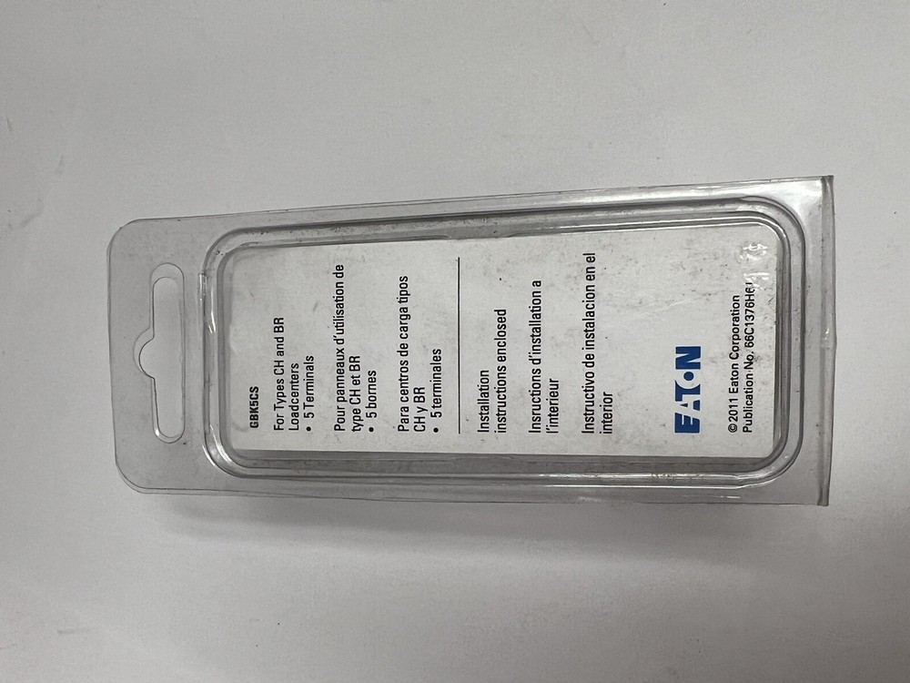 (1) NEW EATON Ground Bar Kit (GBK5CS)
