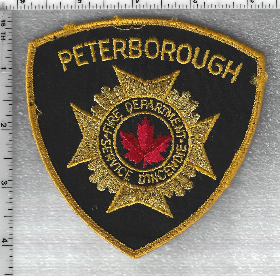 Peterborough Fire Department (Ontario, Canada) Uniform Take-Off Shoulder Patch