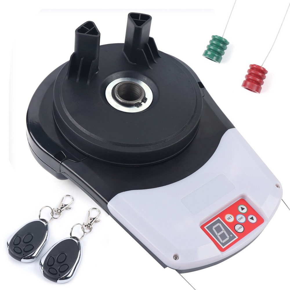 Automatic Garage Roll Up Roller Door Gate Opener Motor+Remote Controller 100W
