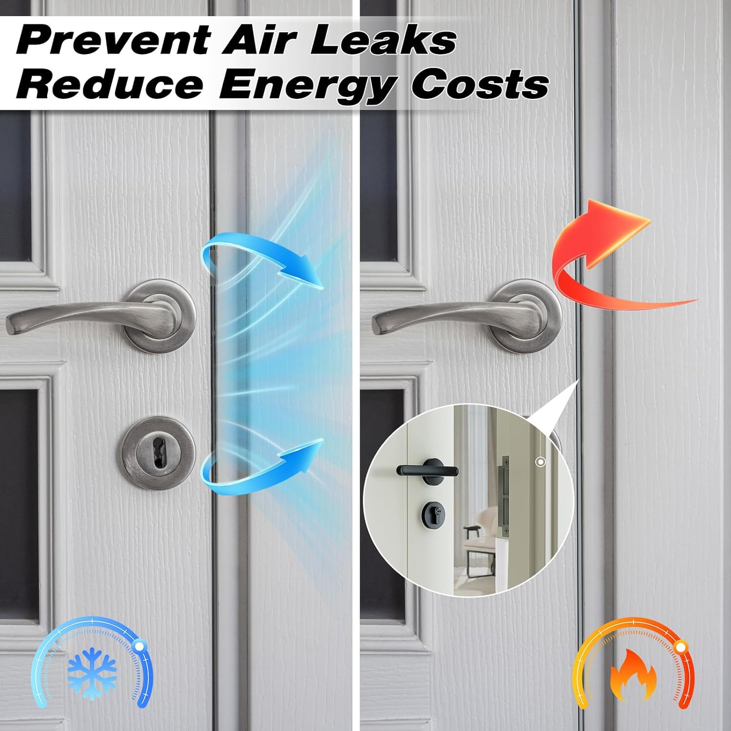 118 Inch Wedge-Shape Weather Stripping Door Seal,Windows and Doors Insulation,Se