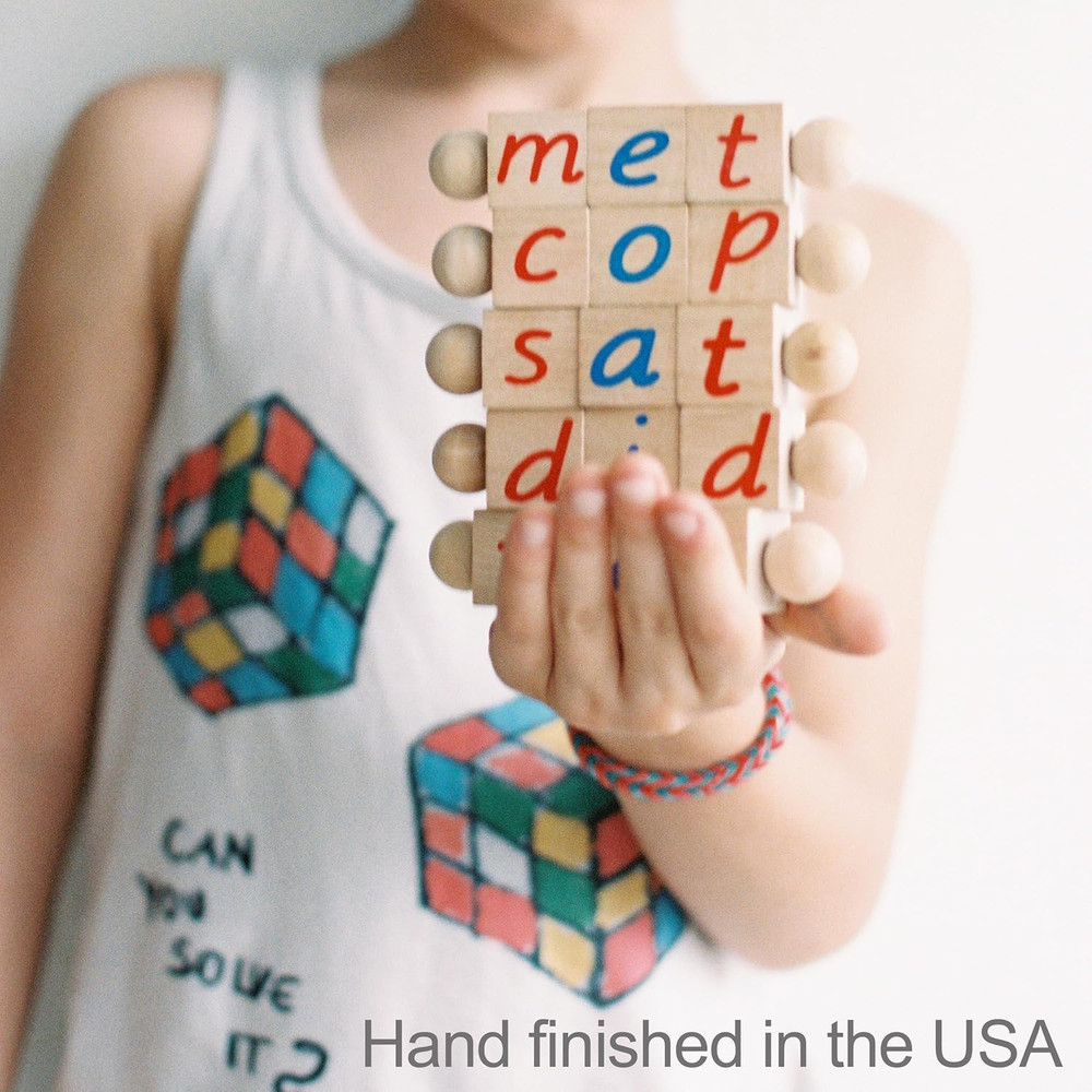 Phonetic Reading Blocks for the Beginning Reader | Tangible Preschool Learning M