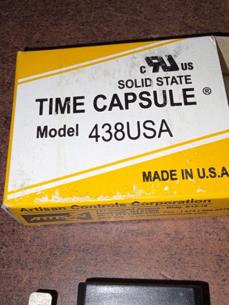 NOS ARTISAN CONTROLS 438USA TIME CAPSULE B500