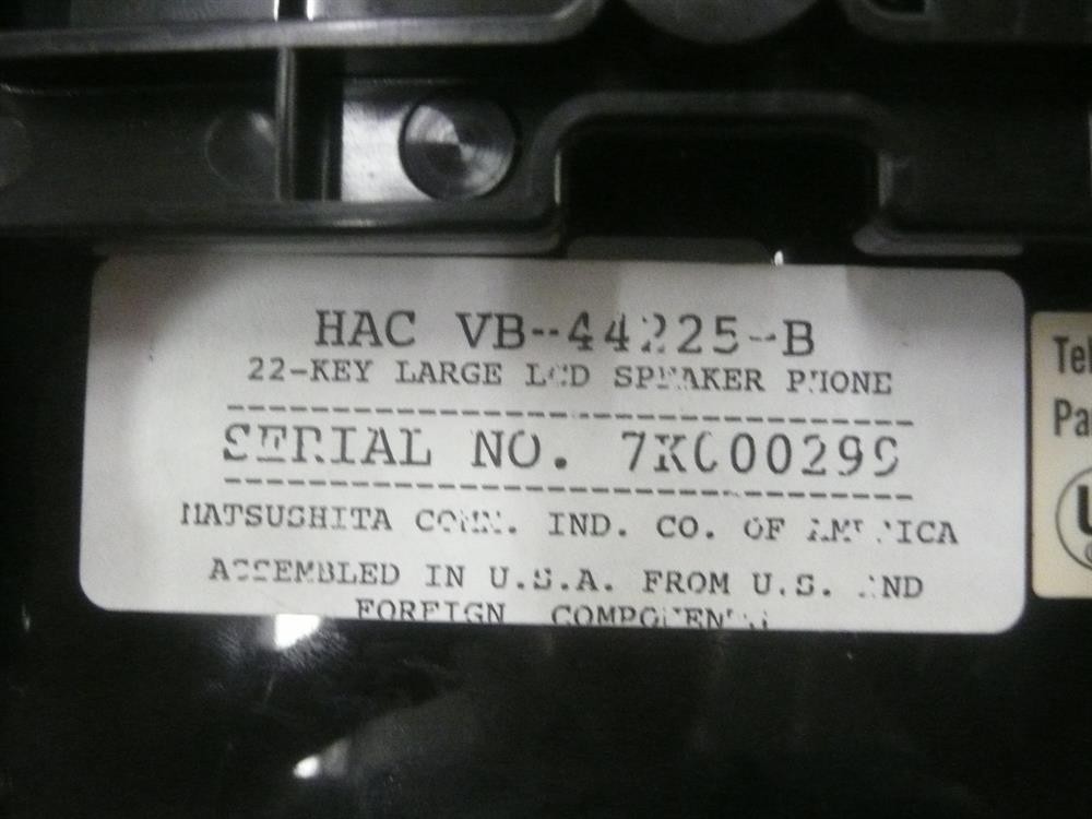 Panasonic VB-44225-B Phone