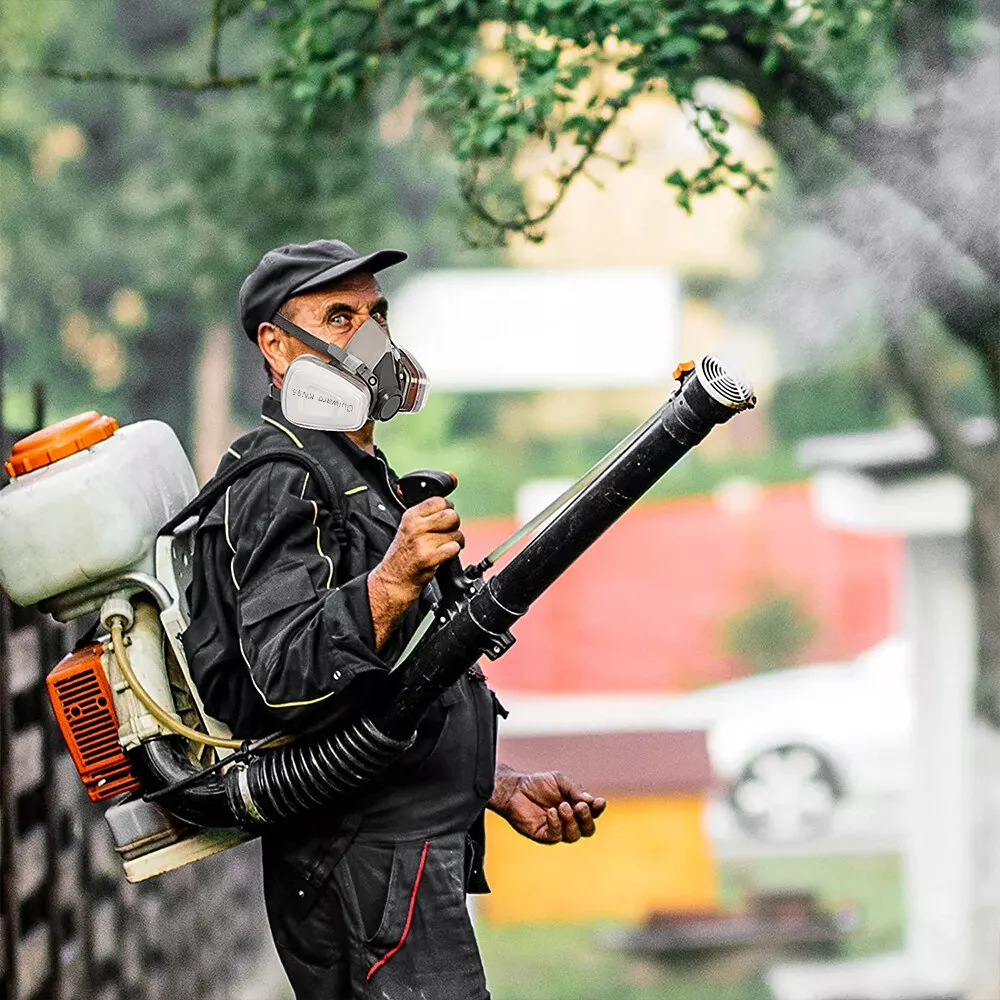 PRO 6200 Half Face Gas Mask Cover Painting Spraying Respirator Work Facepiece