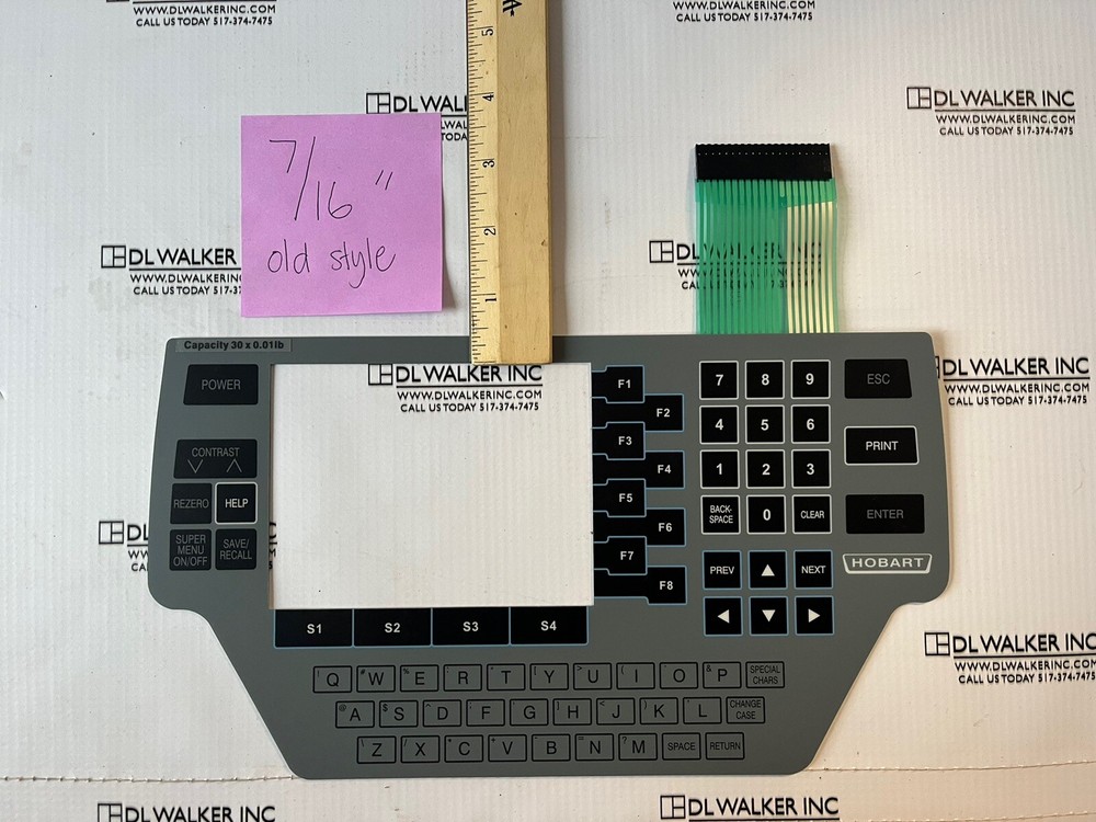 Hobart Quantum Scale "Old Style" Keypad Overlay