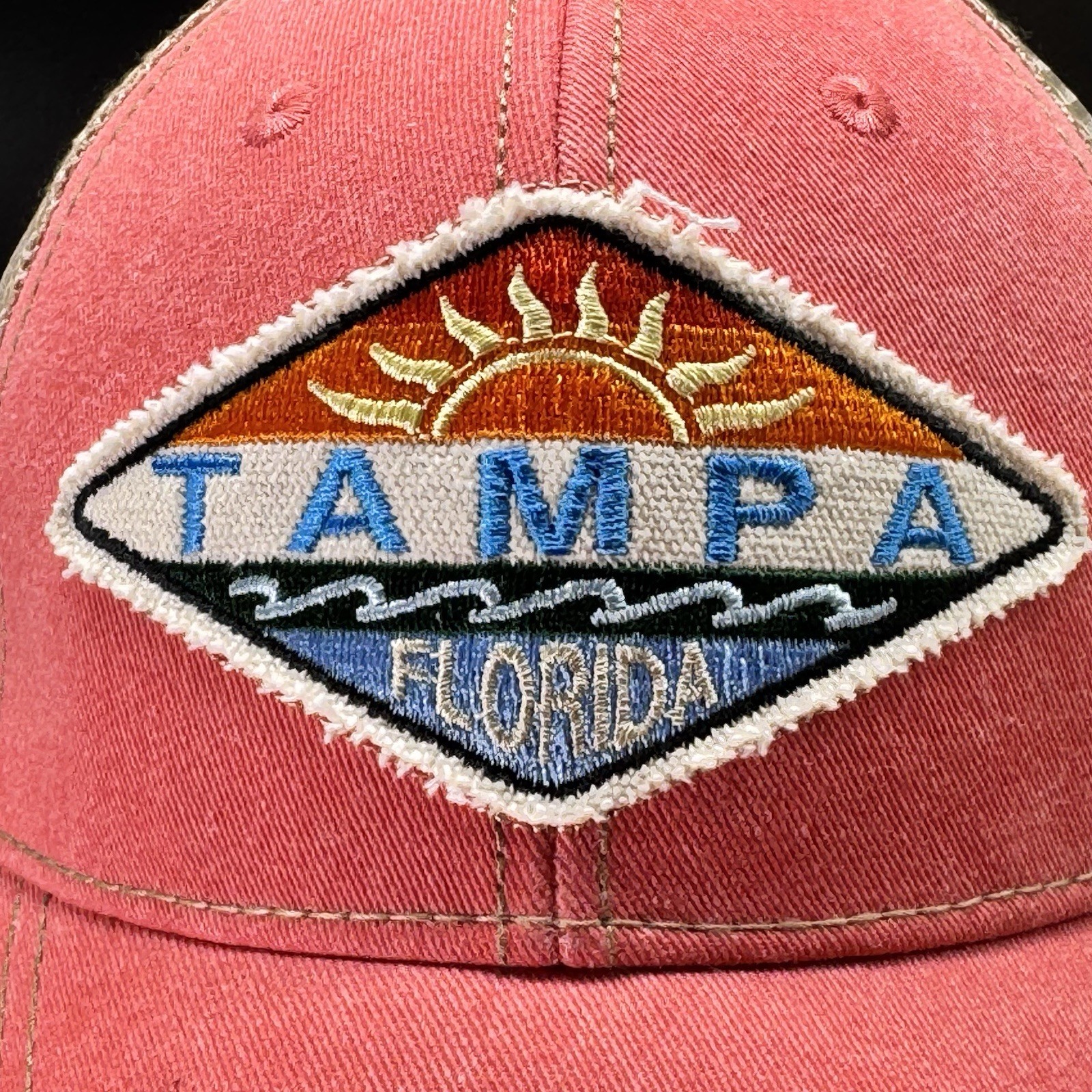 Lucky 7 Headwear Tampa Florida Souvenir Trucker Hat Snapback Meshback Beach NEW