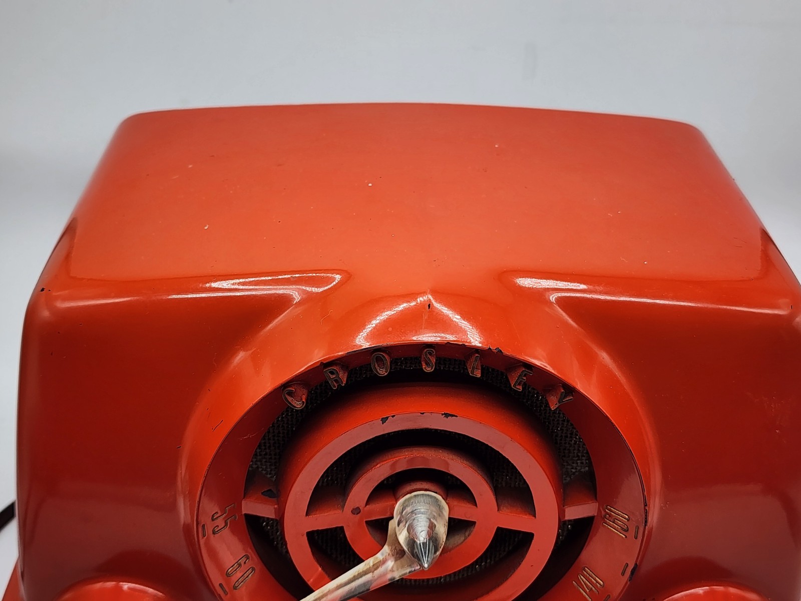 1951 Crosley "Bullseye" Tube Radio Mid-Century Atomic Era Model 11-100 Series