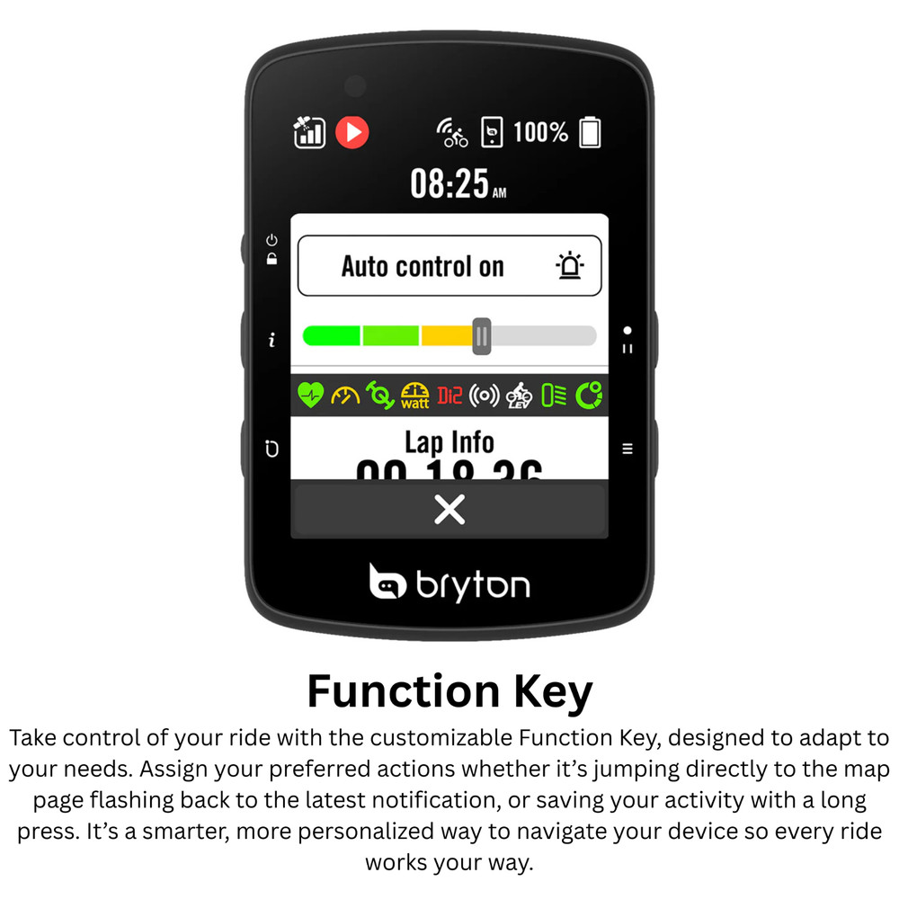 Bryton Rider 650E Wireless GPS Computer GPS Bluetooth