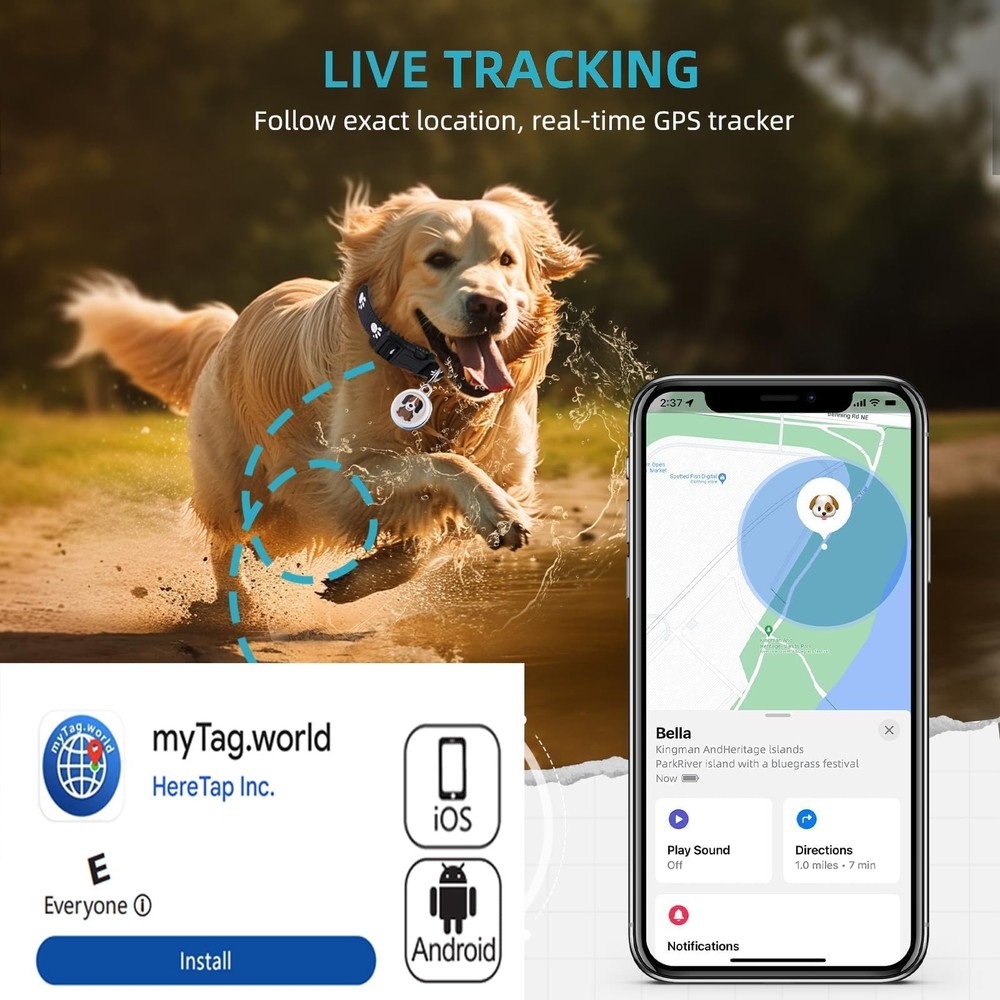 Dog Tracker-GPS Dog Collar-GPS Tracker for Dogs-Pet Tracker| Android and iOS ...