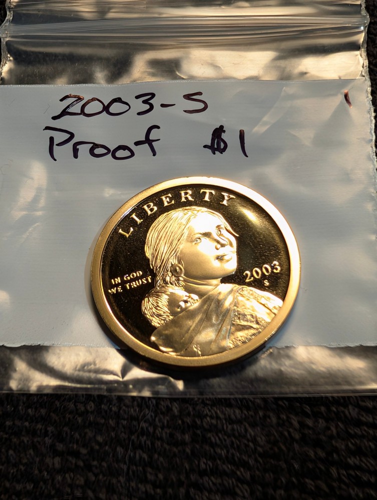 2003 S Proof  Sacagawea Dollar  ** From Proof Set **