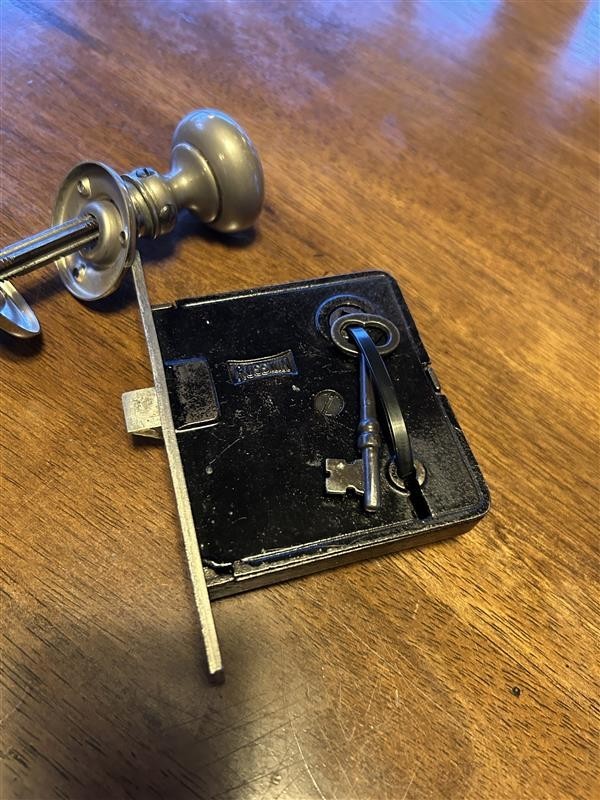 Russwin Mortise Lock with Handles and Key