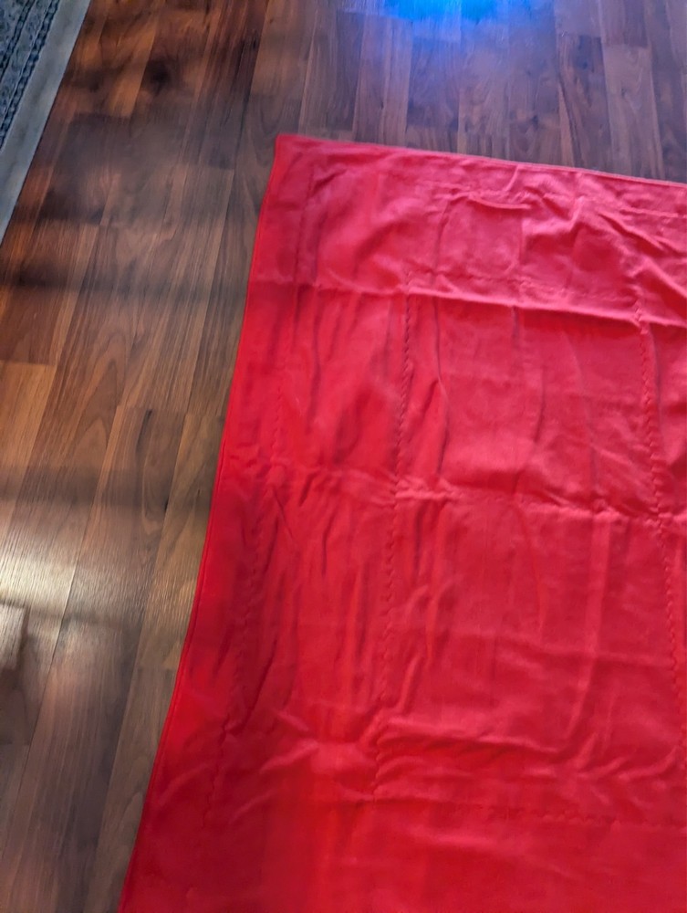 Patchwork Lap Quilt Blanket Throw Multicolor 50”x 35” - Please See Video