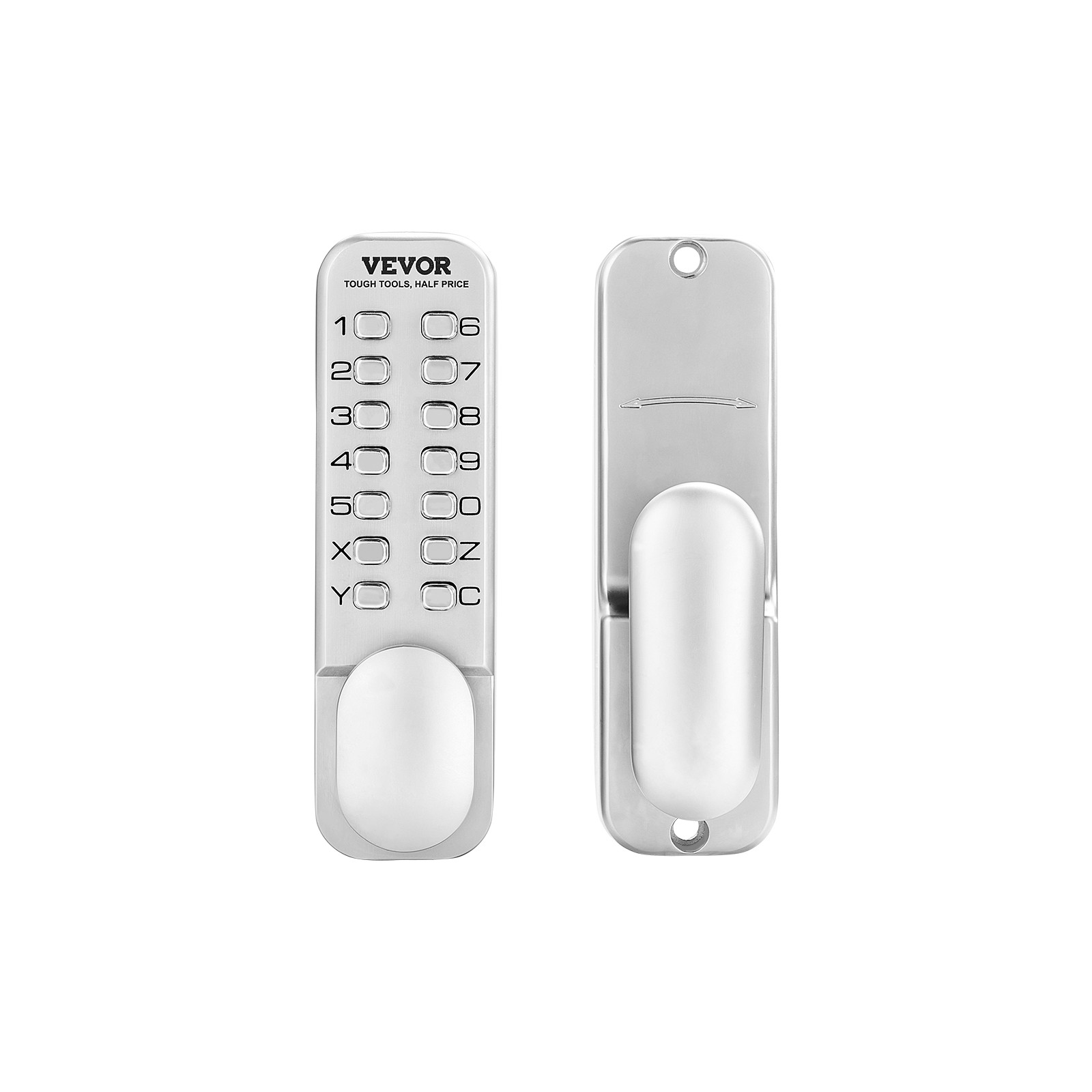 VEVOR Mechanical Keyless Entry Door Lock 14 Key Mechanical Keypad Door Knob