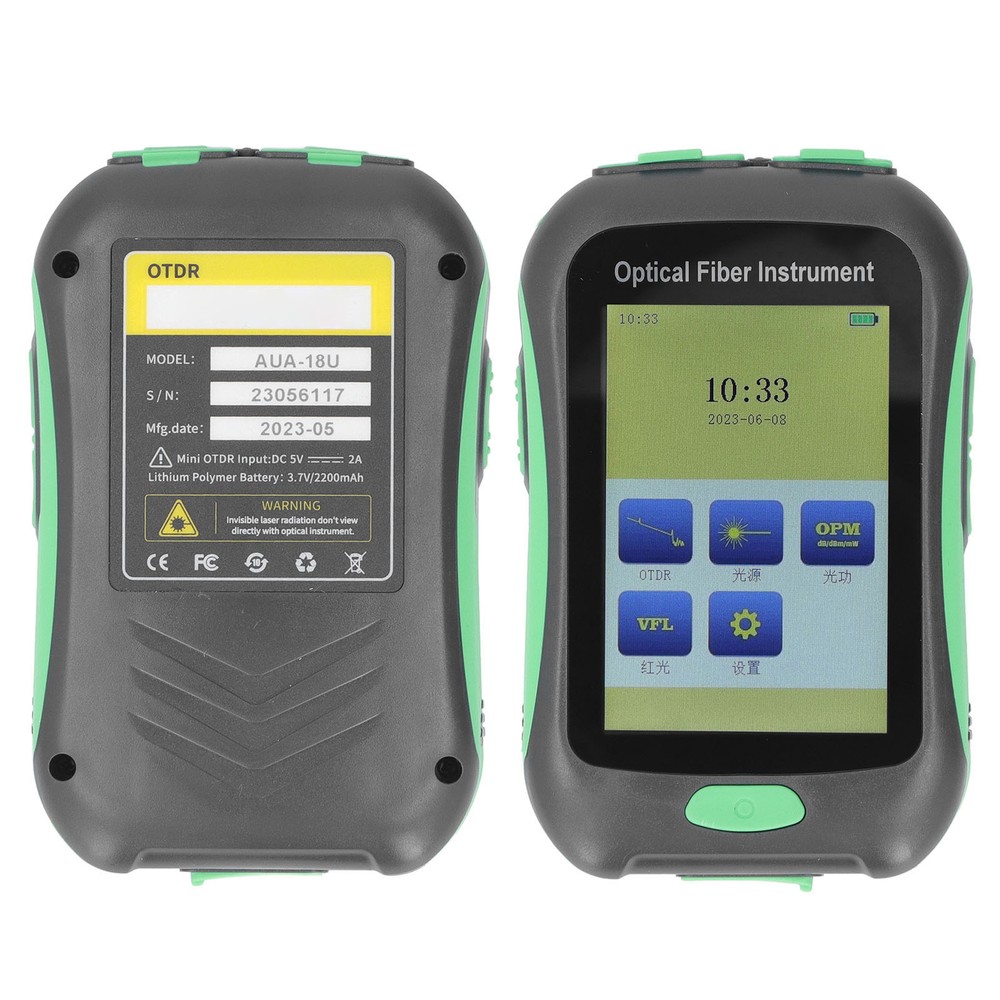 3.5" Touching Display Screen Fiber Tester Optical Time Domain Reflectometer
