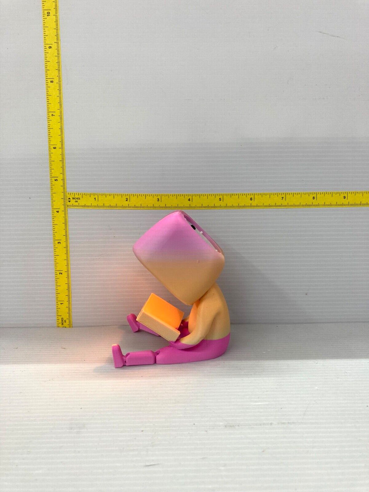 Book Reader Night Light Pink/Yellow