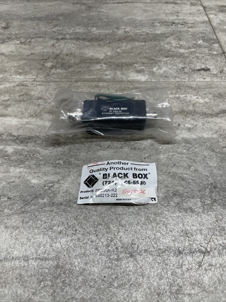 Black Box SP350A-R2 Ethernet Surge Protector, New