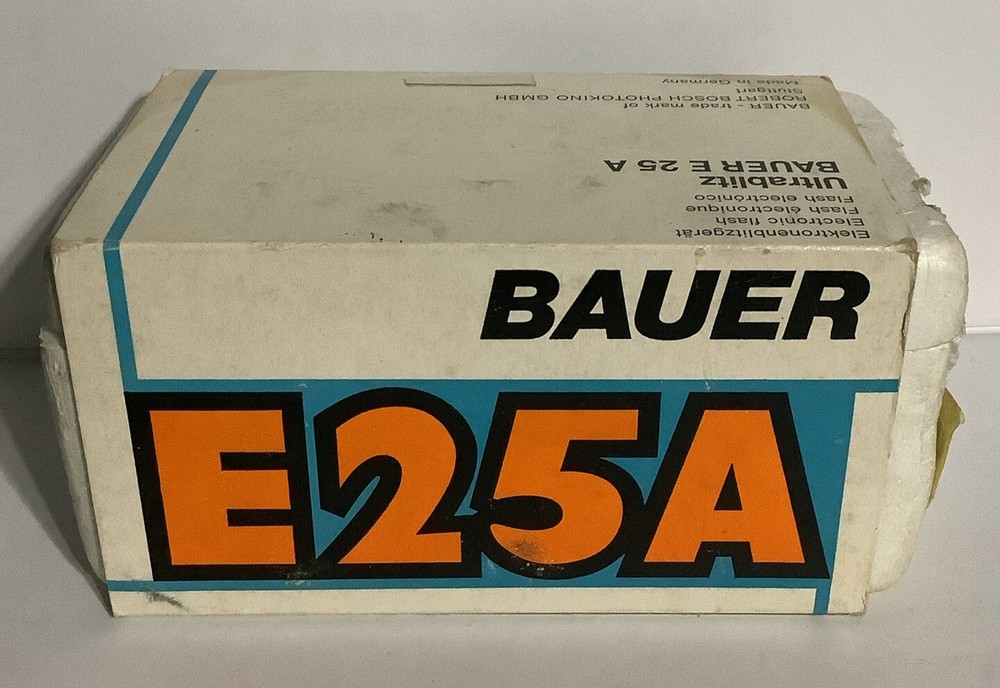 Vintage BAUER E25A Ultrablitz electronic Flash  Robert Bosch *Tested*
