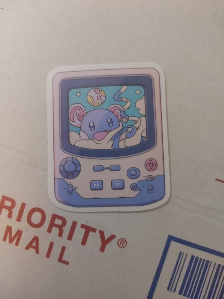 Pokemon Handheld Gaming Console Decal Sticker