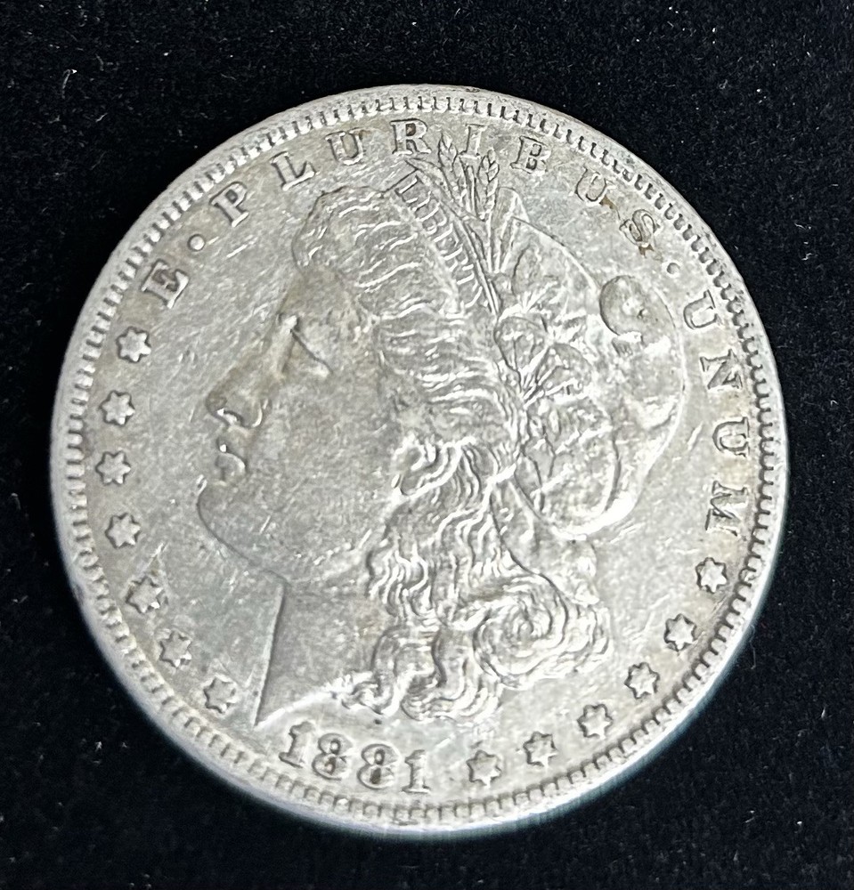 1881-O MORGAN SILVER DOLLAR, AU, Nice Example!