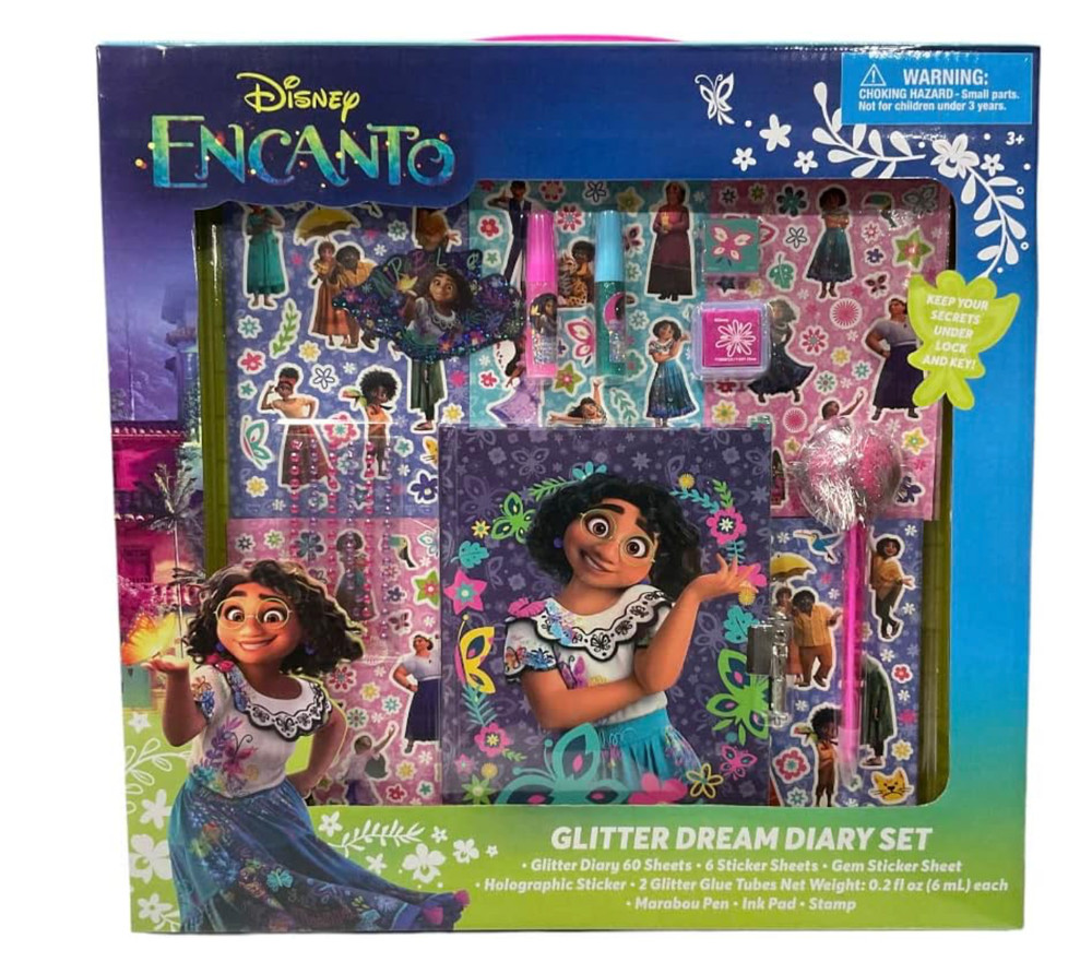 Disney Encanto Glitter Dream Diary Set