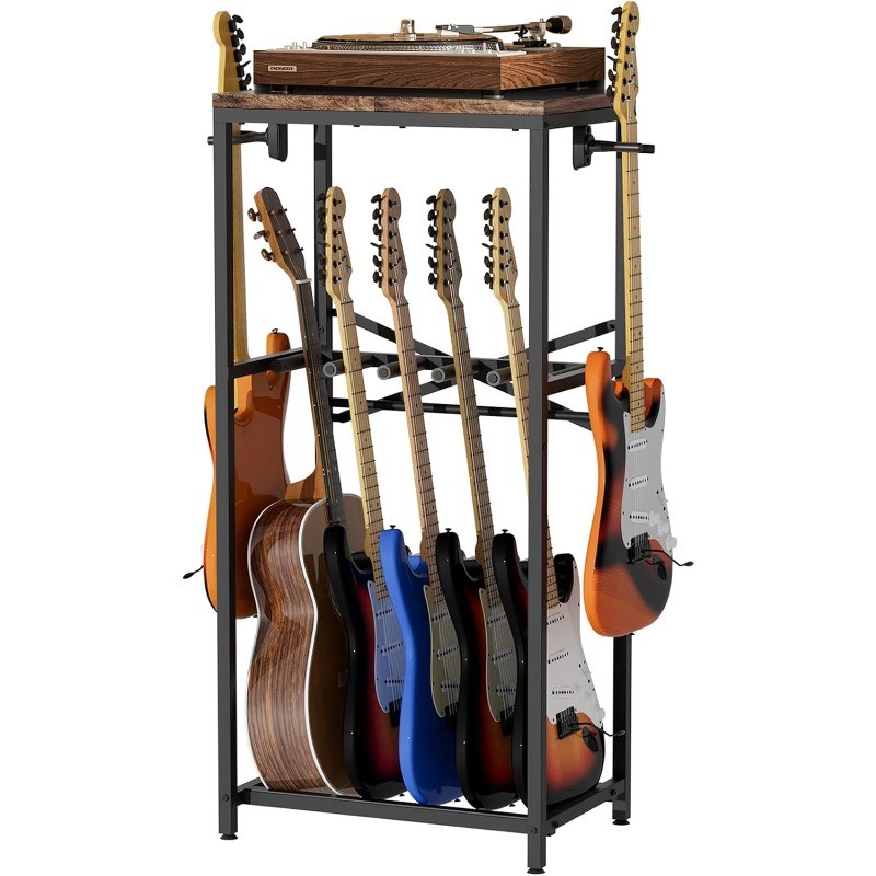 Guitar Stand for Multiple Guitars Guitar Rack Rustic Guitars Display Stand