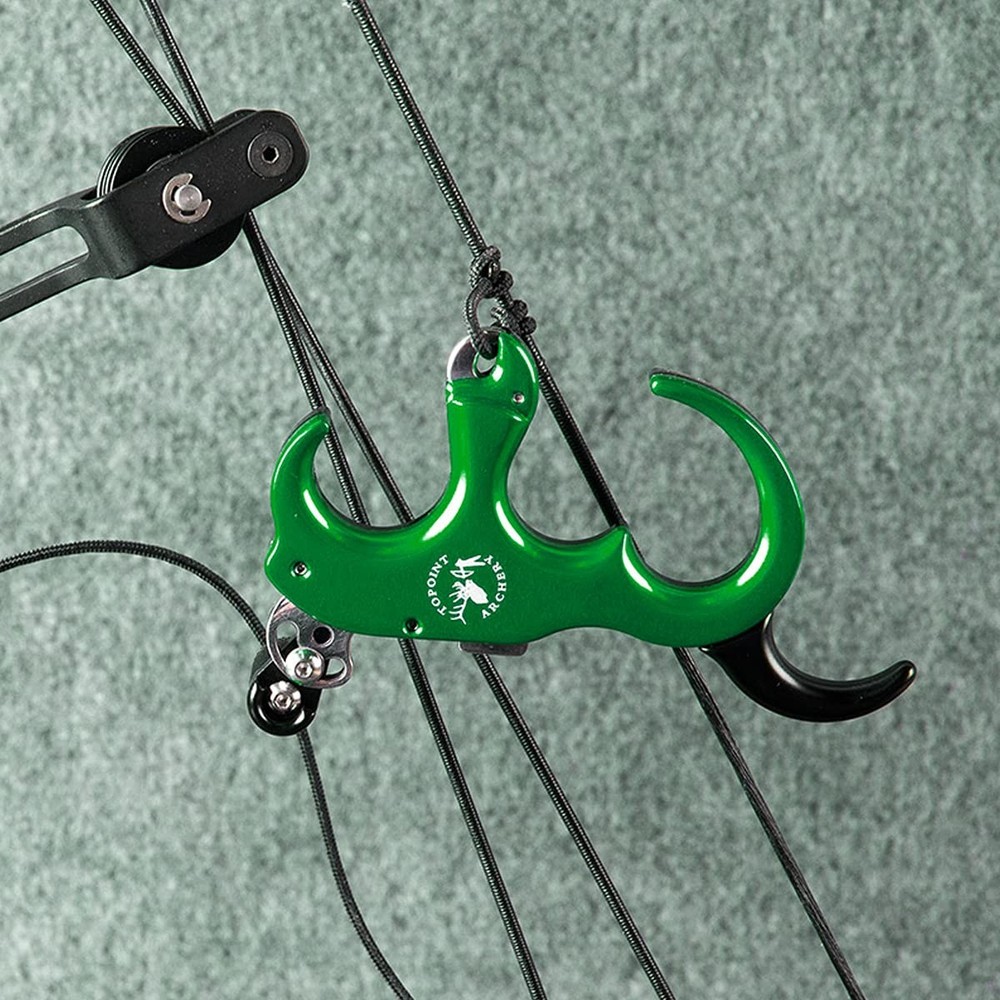 Compound Bow Release Aid Thumb Release 3/4 Fingers Adjustable Automatic Arche...