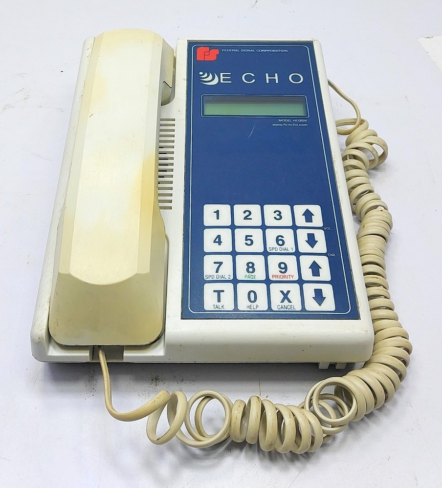 Federal Signal Corporation ECHO Wall Mount Intercom Stations E-DSM