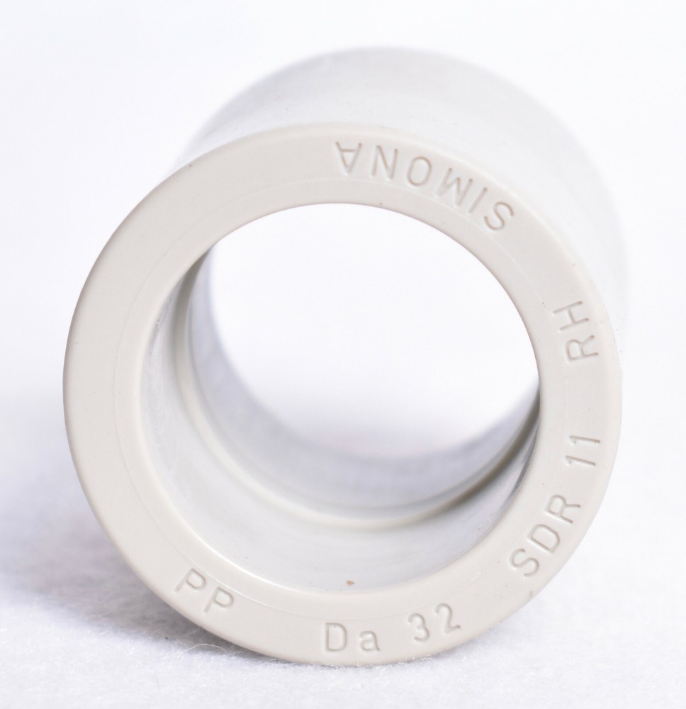 Simona PP-H 100 Socket for Socket Welding PP Da 32 SDR 11 RH