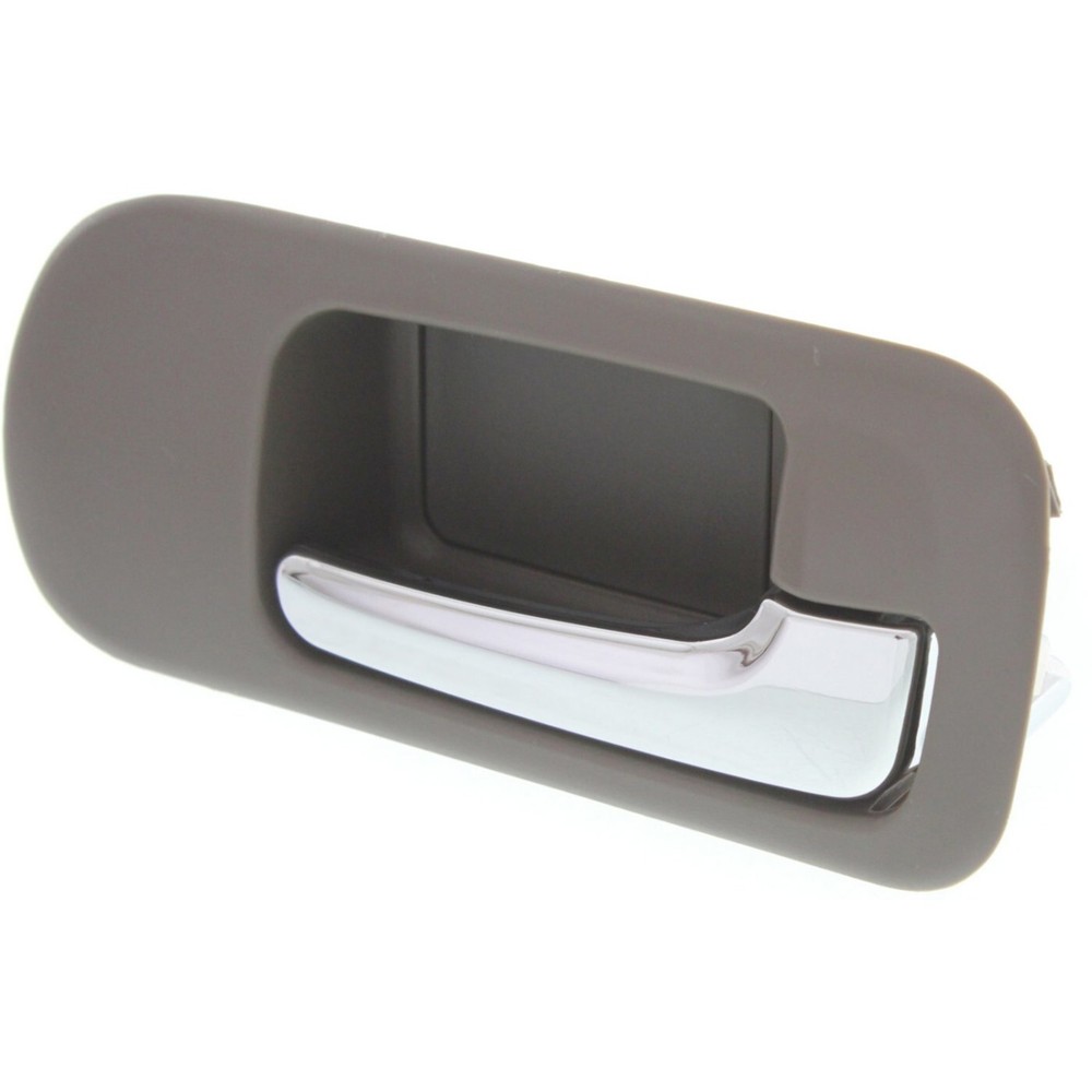 Interior Door Handle Set For 2001-05 Civic Front Left & Right Chrome Brown 2Pc